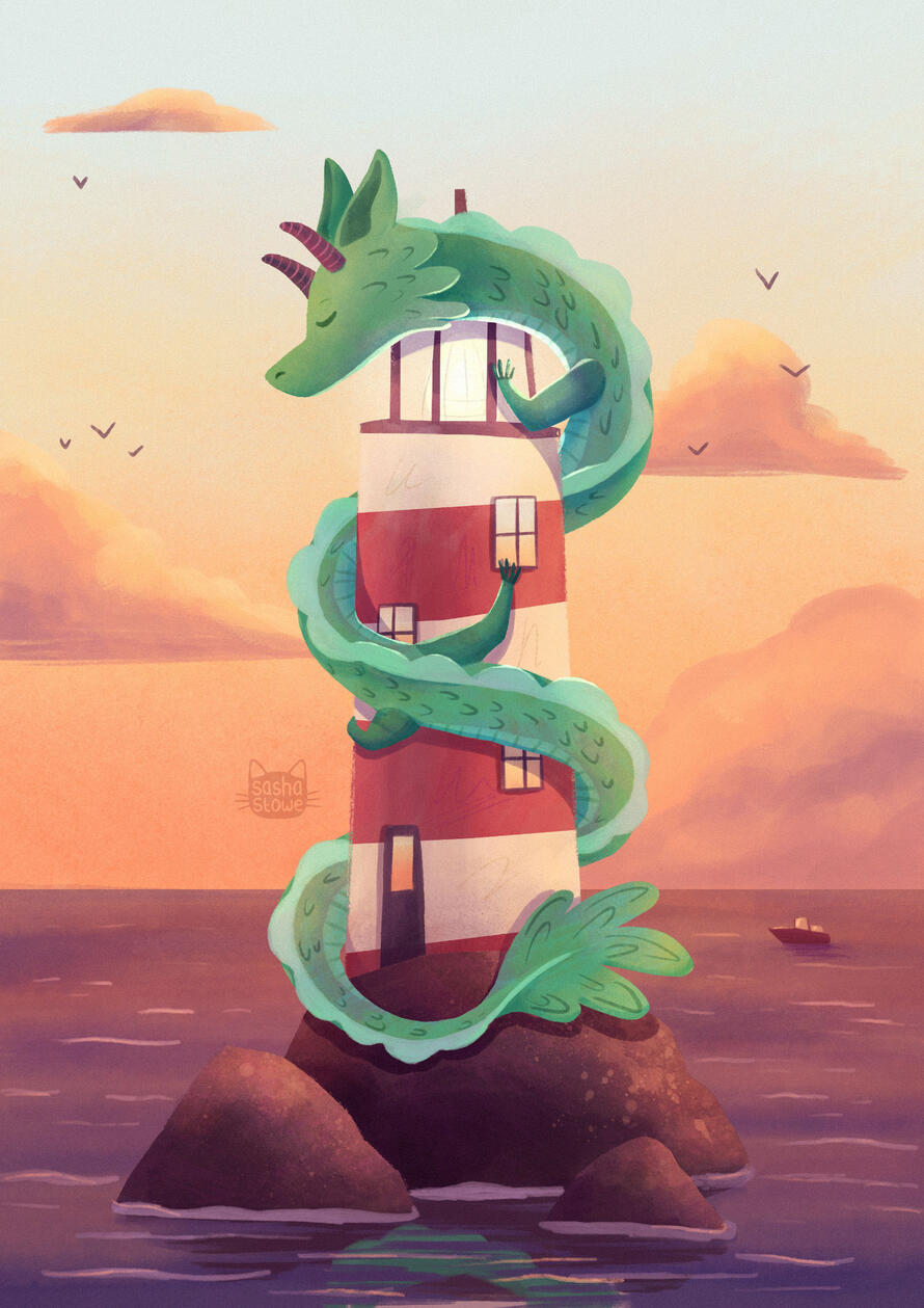 Lighthouse Dragon